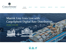 Tablet Screenshot of cargosphere.com